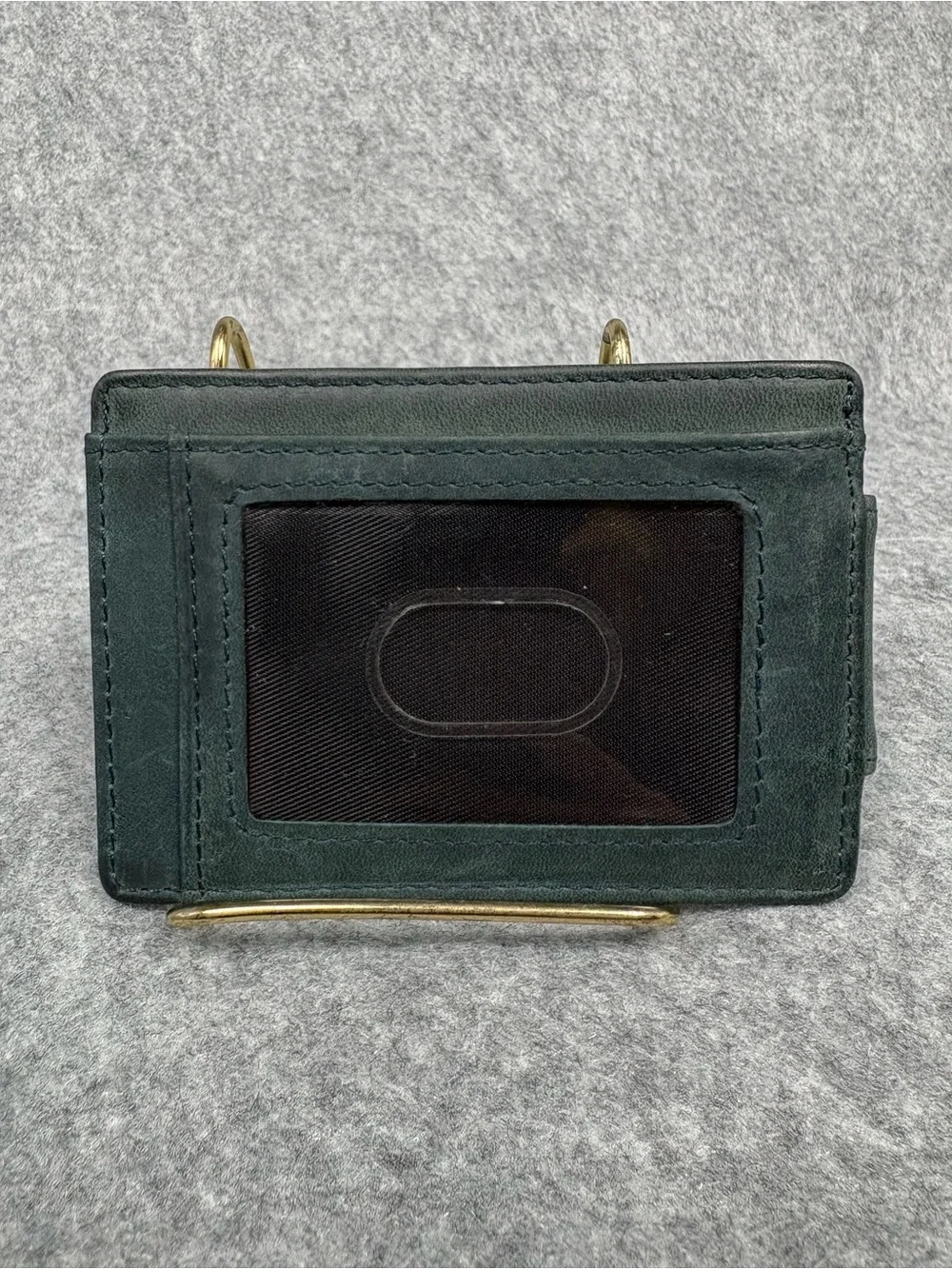 NapaWalli Genuine Leather Magnetic Money Clip Wallet Black